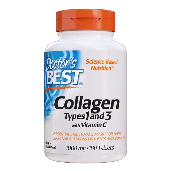 Doctors Best - Collagen Types 1 and 3 with Vitamin C Tablets 180