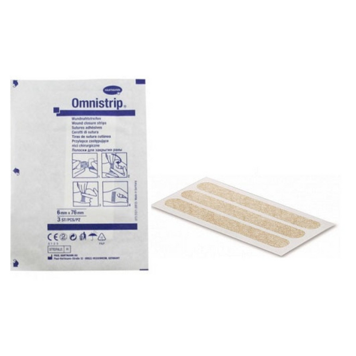 Hartmann Omnistrip Wound Close Strips 3pk 6mm x 76mm (50)