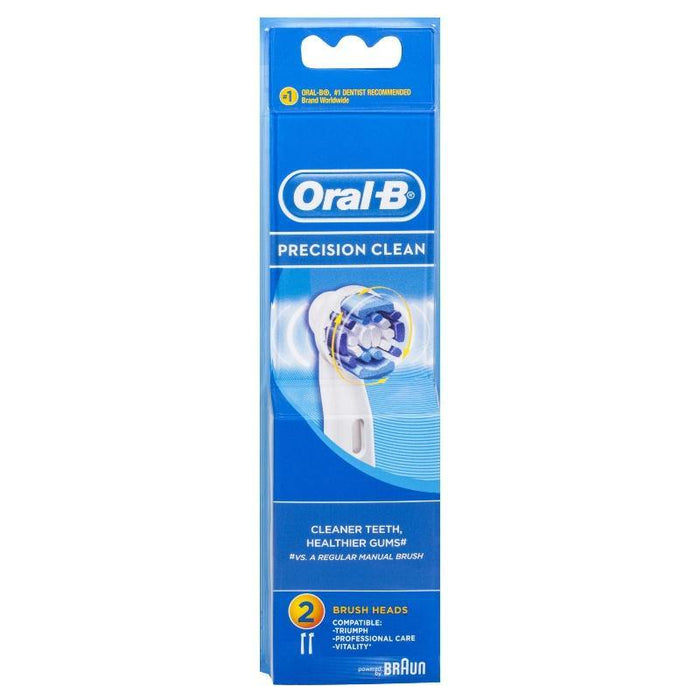 Oral B Precision Clean Brush Heads 2 Pack