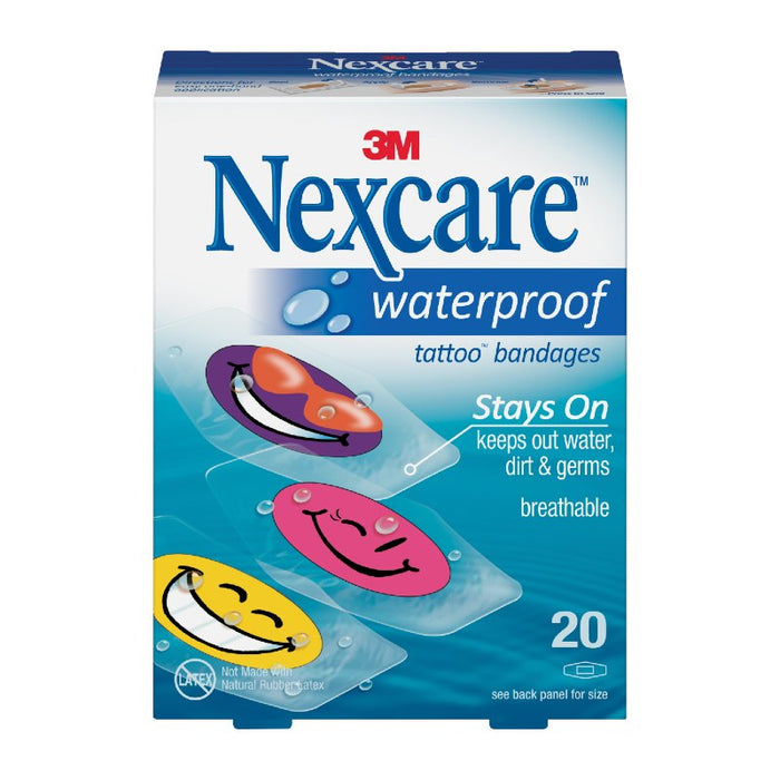 Nexcare - Waterproof Bandages - Cool Smiley 20