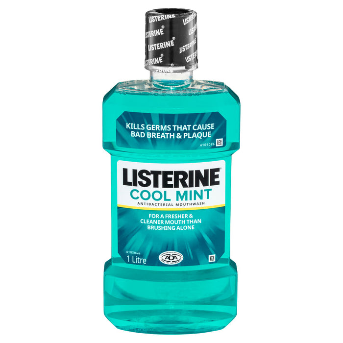 Listerine Cool Mint Antibacterial Mouthwash 1L