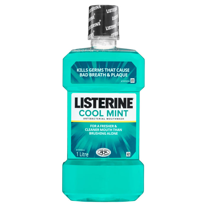 Listerine Cool Mint Antibacterial Mouthwash 1L