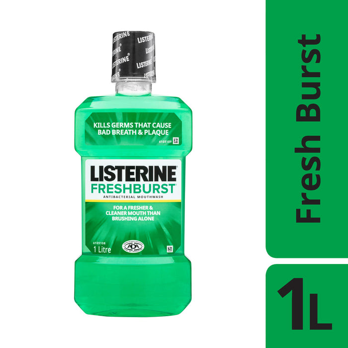 Listerine Fresh Burst Antibacterial Mouthwash-1L