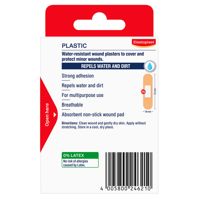 Elastoplast Plastic Plasters 20 - One Size