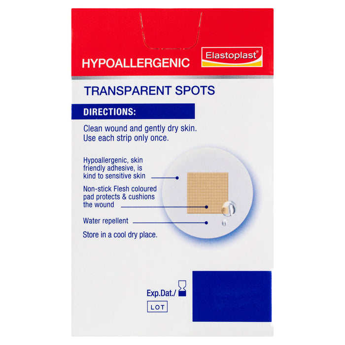 Elastoplast Hypoallergenic Transparent Spots 24