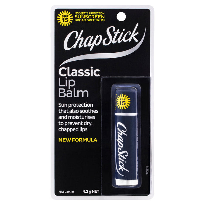 Chapstick Classic Lip Balm SPF15 4.2g