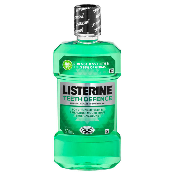 Listerine Teeth Defence Antibacterial Mouthwash 500ml