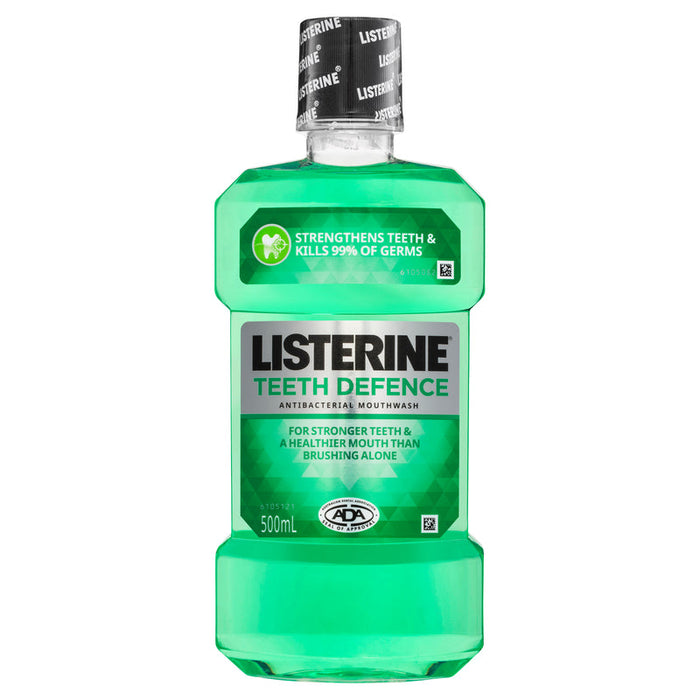 Listerine Teeth Defence Antibacterial Mouthwash 500ml