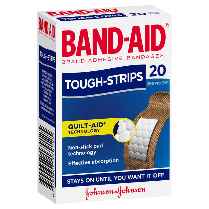 BANDAID Tough Strips Regular 20