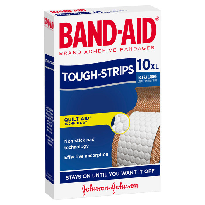 BandAid Tough-Strips 10 - Extra Large