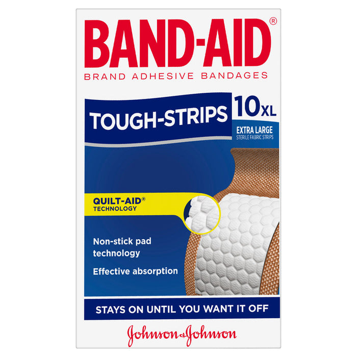 BandAid Tough-Strips 10 - Extra Large