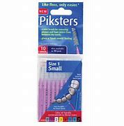 Piksters Interdental Toothbrush Size 1 Purple (10 Pack)