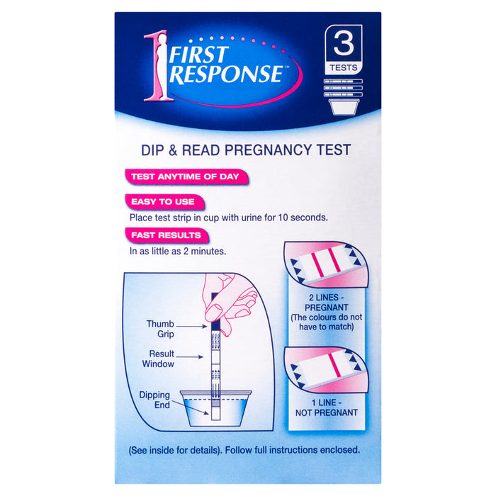 First Response Dip Read Pregnancy Test 3