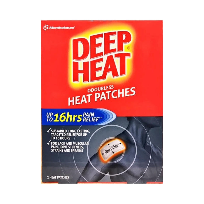 Mentholatum DEEP HEAT PTCHS Pk 2pk