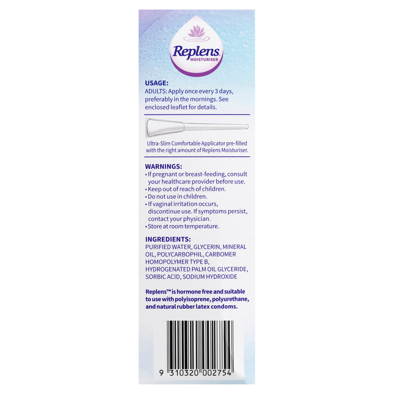 REPLENS Vaginal Moisturizer 10pk