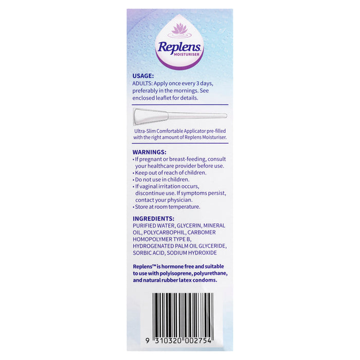 REPLENS Vaginal Moisturizer 10pk