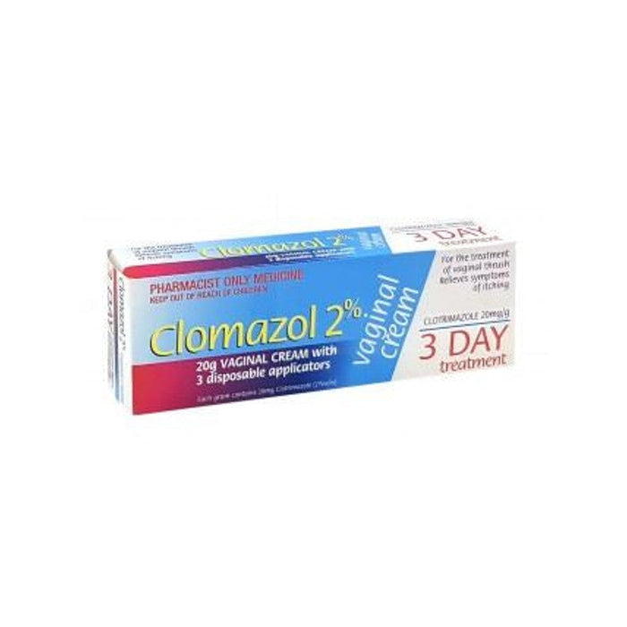 Clomazol 2% Vaginal Cream 3 Day Treatment 20g