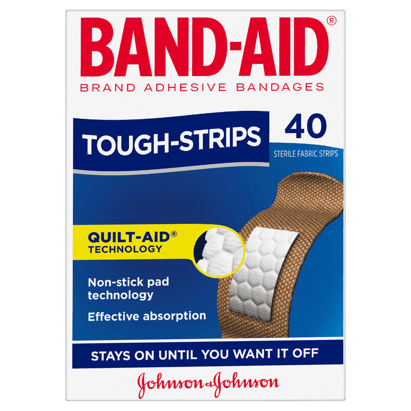 Band-Aid Tough Strips Regular 40