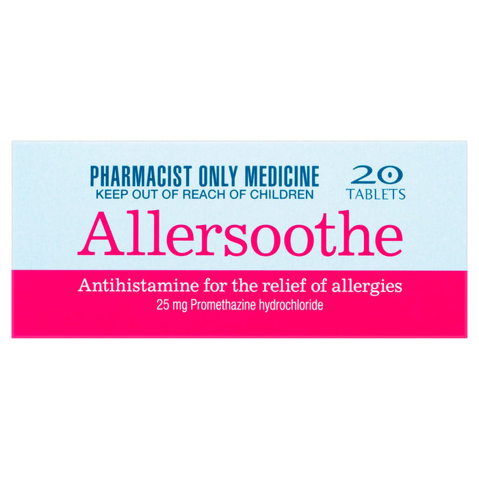 ALLERSOOTHE 25mg Tablets 20