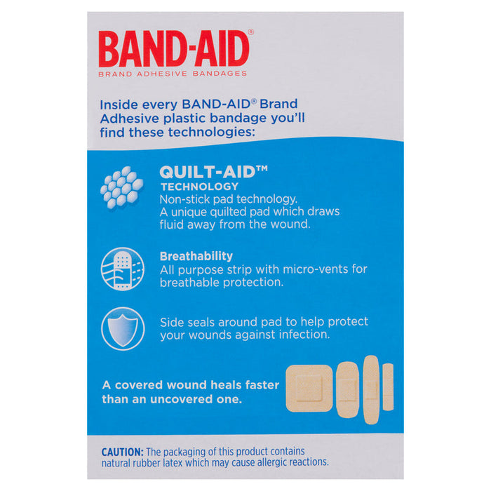 Band-Aid Plastic Assorted Shapes 50