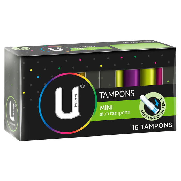 U by Kotex Mini Slim Tampons 16