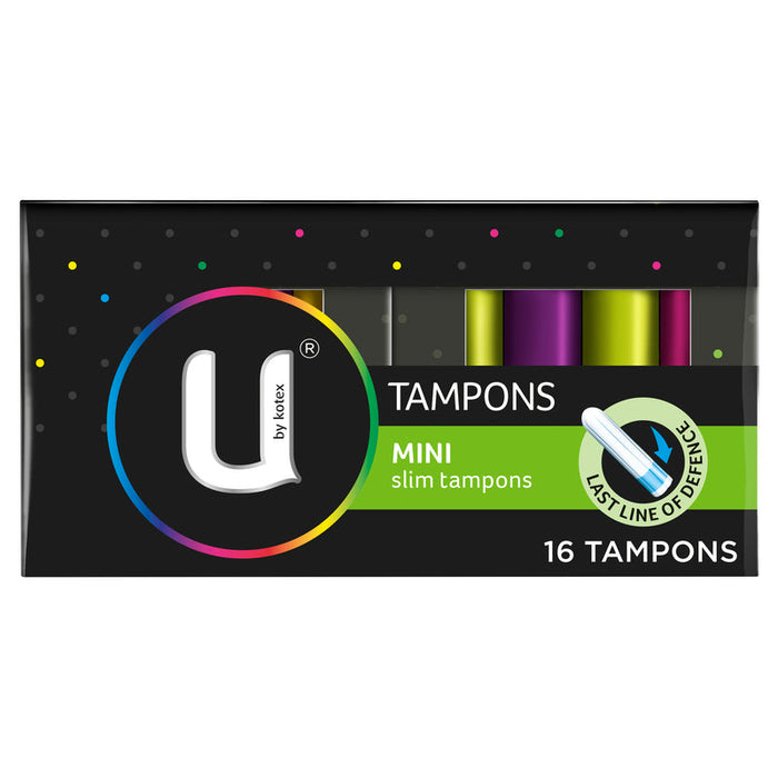 U by Kotex Mini Slim Tampons 16