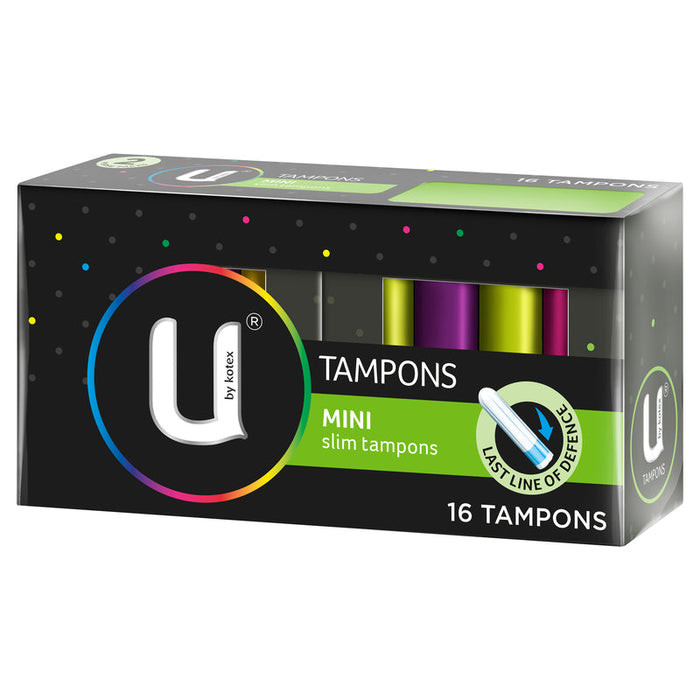 U by Kotex Mini Slim Tampons 16