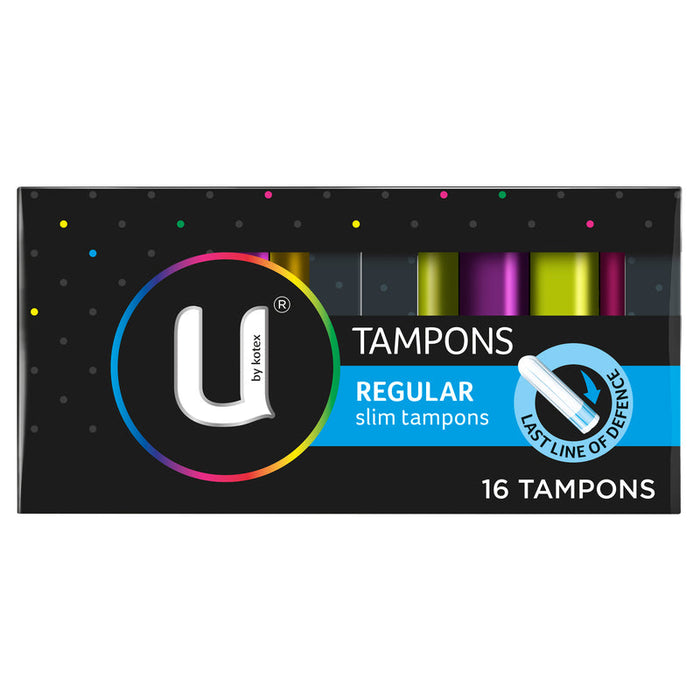 U by Kotex Regular Slim Tampons 16