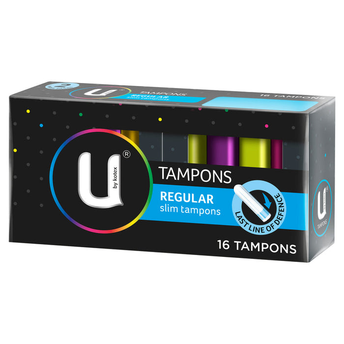 U by Kotex Regular Slim Tampons 16