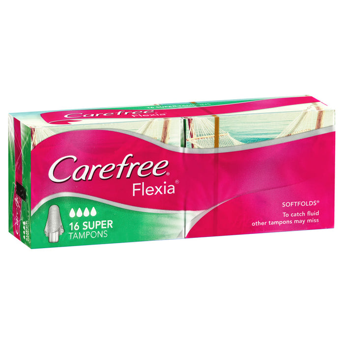 Carefree Flexia Tampons 16 Super