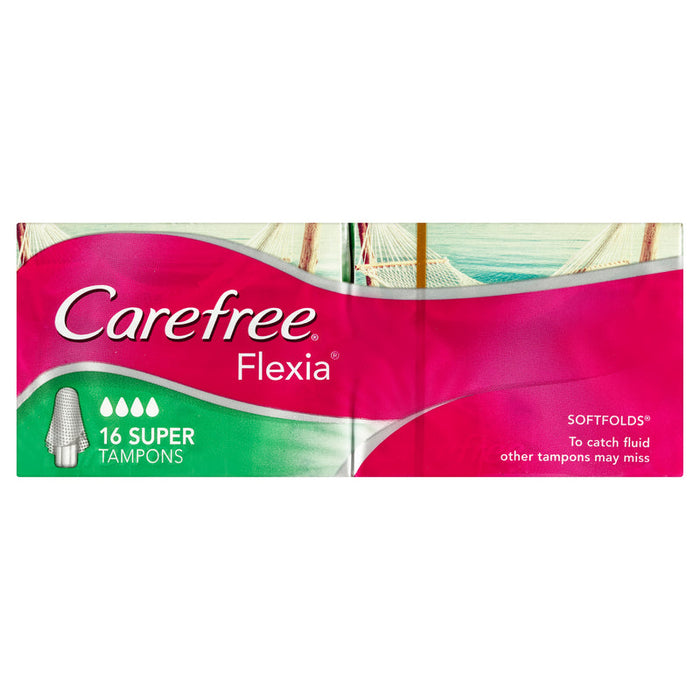 Carefree Flexia Tampons 16 Super