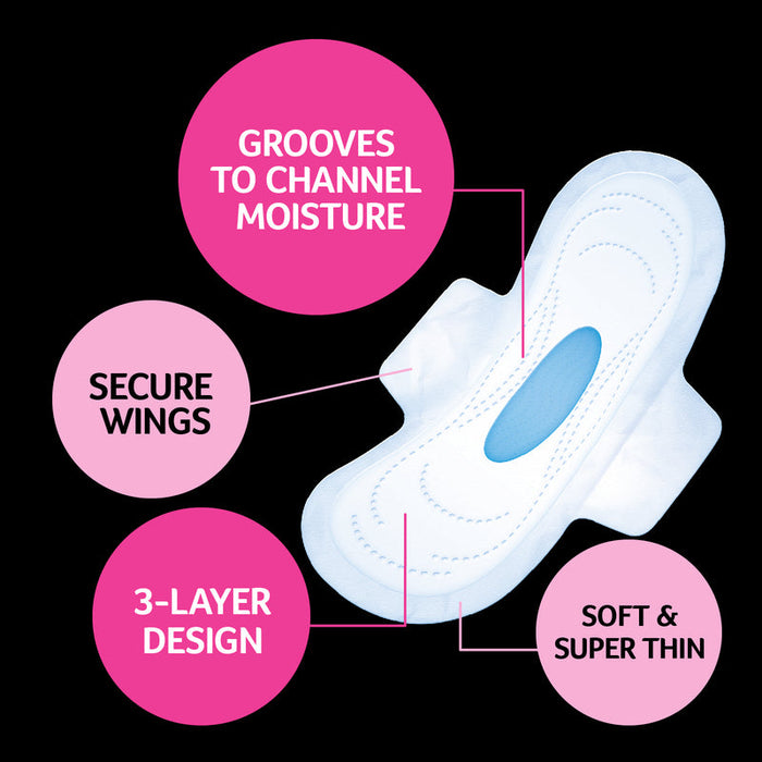 U by Kotex Ultrathins Super Pads With Wings 12 s