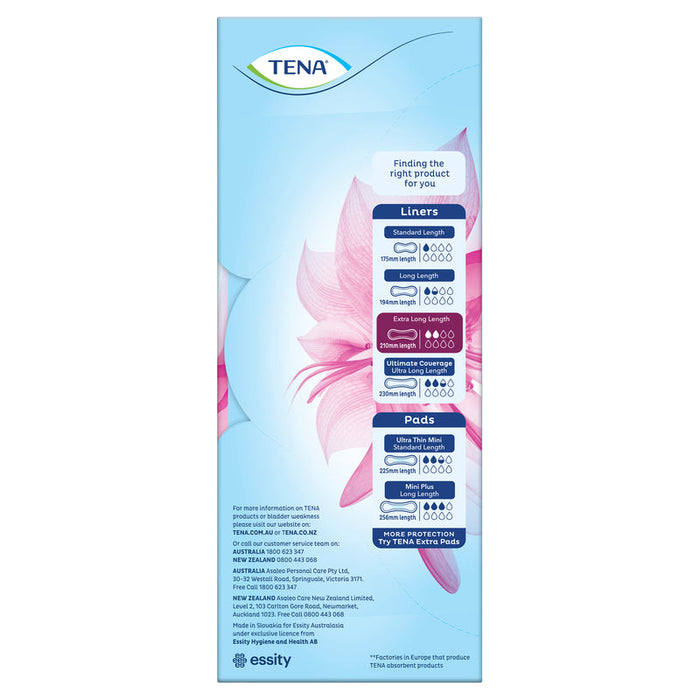 Tena Liner Active Extra Long 24pk