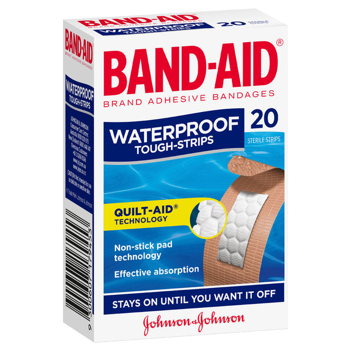 Band-Aid Waterproof Tough-Strips 20