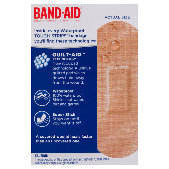 Band-Aid Waterproof Tough-Strips 20