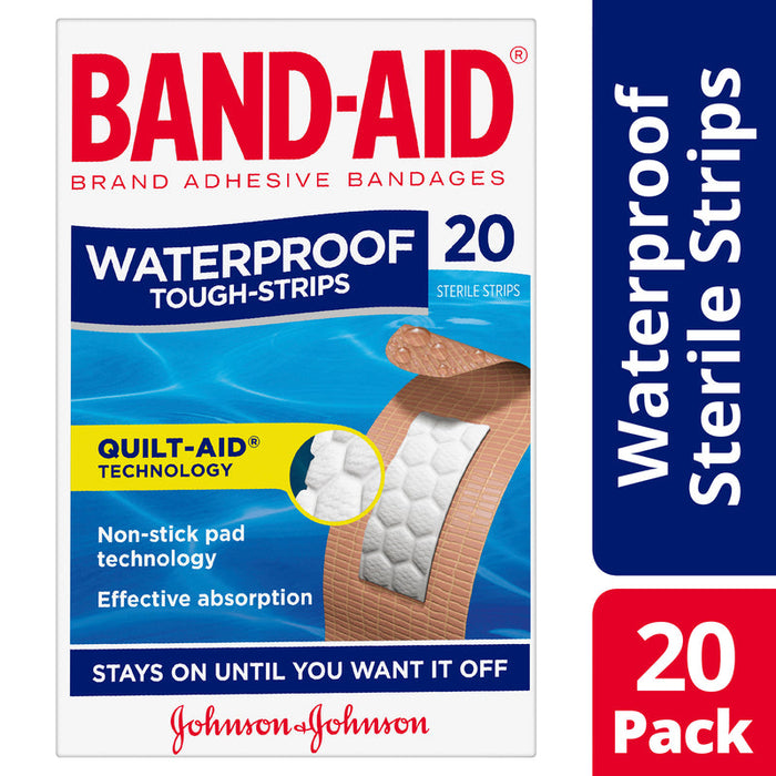 Band-Aid Waterproof Tough-Strips 20