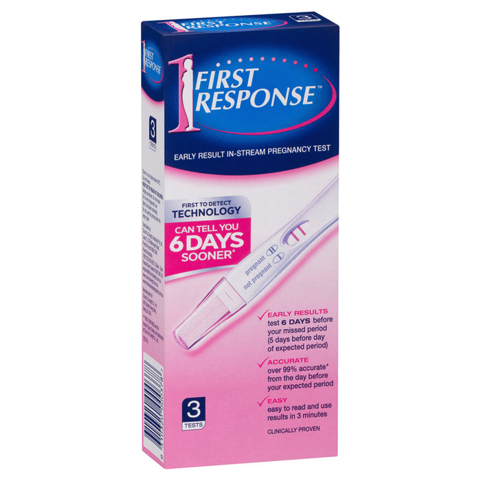 First Response In Stream Pregnancy Test 3