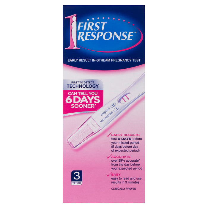 First Response In Stream Pregnancy Test 3