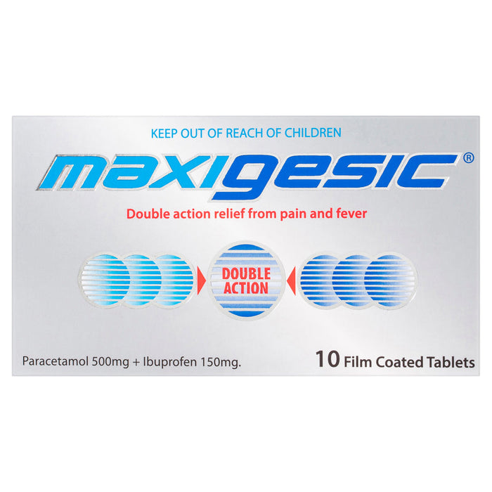 Maxigesic Double Action Pain Relief Tablets 10