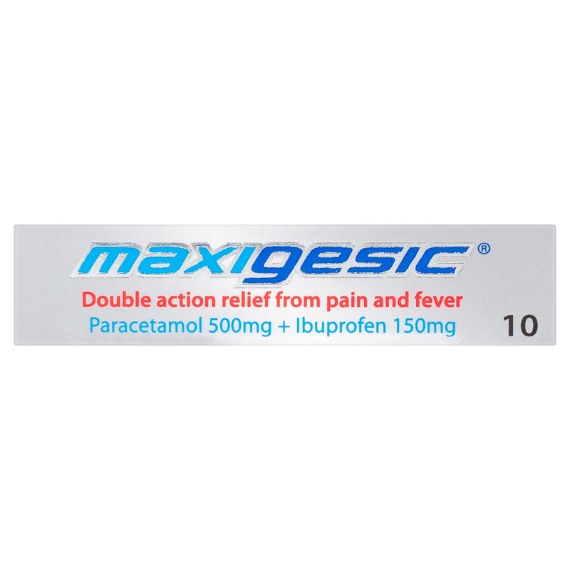 Maxigesic Double Action Pain Relief Tablets 10
