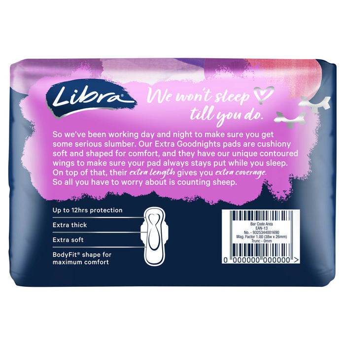 Libra Pad Extra Goodnights 10