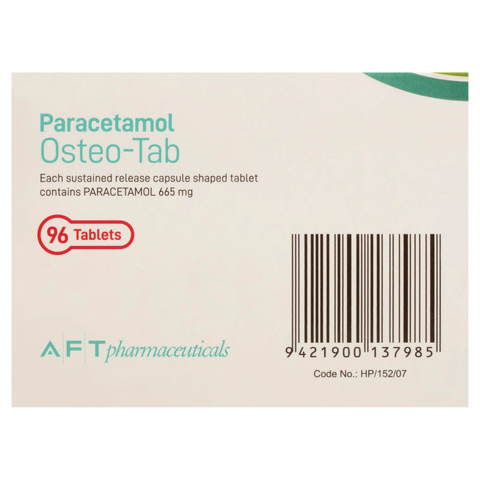 PARACETAMOL Osteo SR 665mg 96Tab