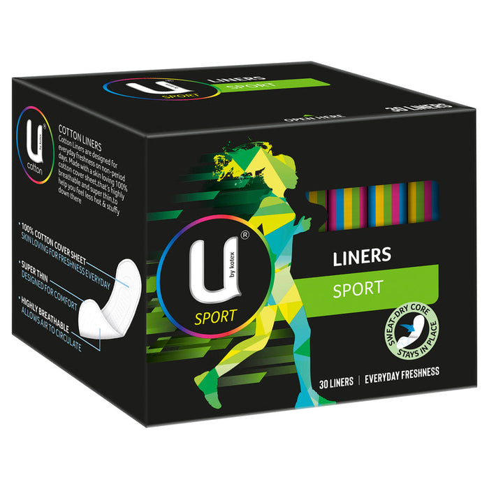 U by Kotex Liners Sport 30