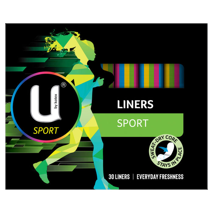 U by Kotex Liners Sport 30