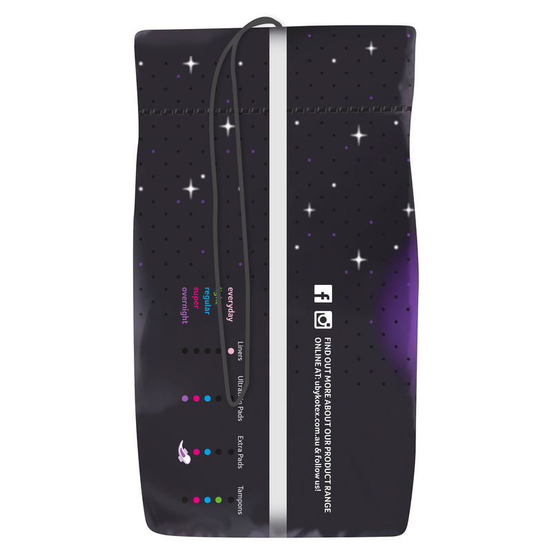 U by Kotex EXTRA Overnight Regular Pads With Wings 10