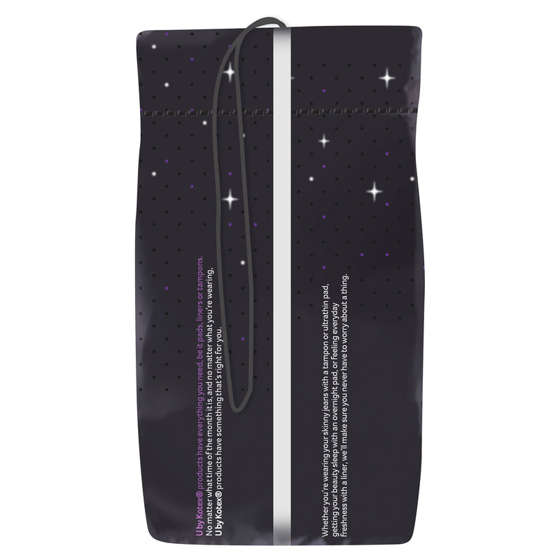 U by Kotex EXTRA Overnight Regular Pads With Wings 10