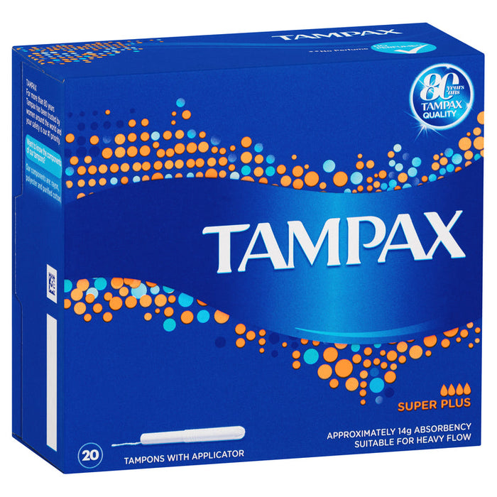 Tampax Tampons with Applicator SUPER PLUS 20