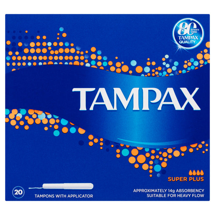 Tampax Tampons with Applicator SUPER PLUS 20