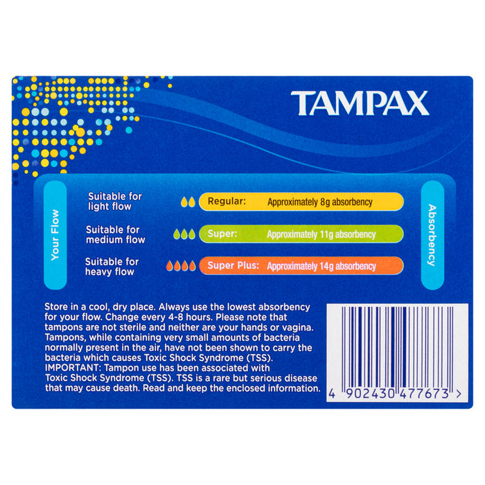 Tampax Tampons with Applicator REGULAR 12