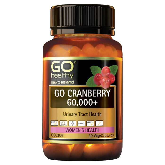 Go Healthy Go Cranberry 60,000+ 30 Veggie Caps